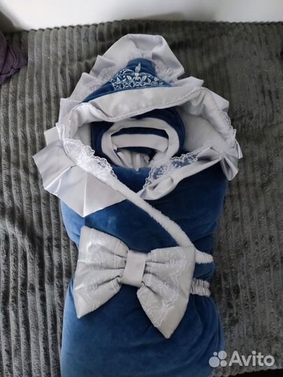 Конверт на выписку для мальчика весна осень, зима