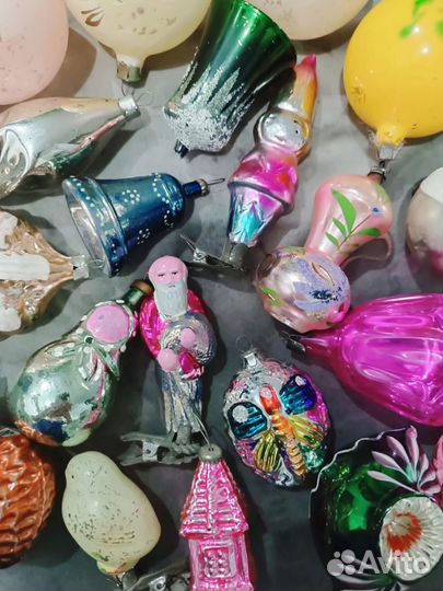 Елочные игрушки СССР и ГДР под реставрацию