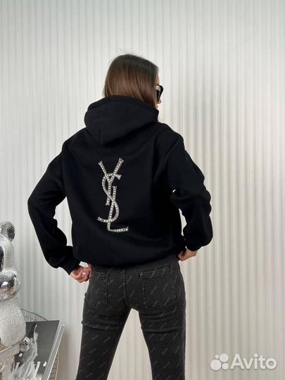 Худи на флисе YSL S.M.L