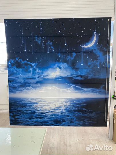 Римские шторы с фото печатью