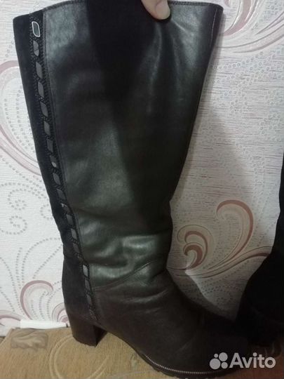 Сапоги нат кожа 40р