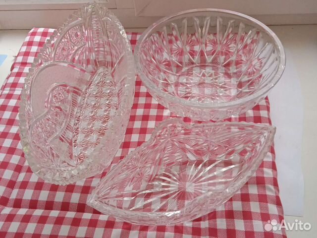 Ваза хрустальная