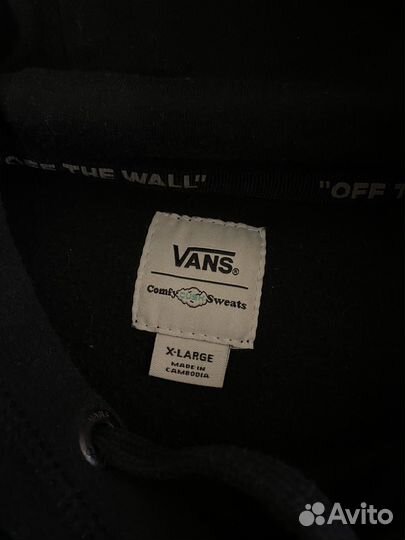 Толстовка черная Vans