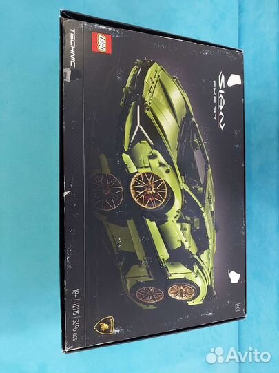 Lego technic 42115 lamborghini sian коробка