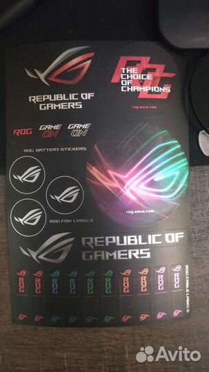 Наклейки asus