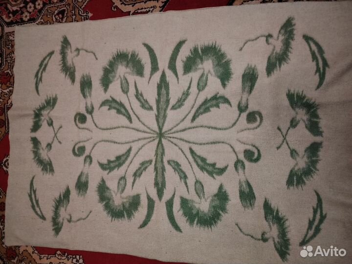 Одеяло шерстяное детское СССР