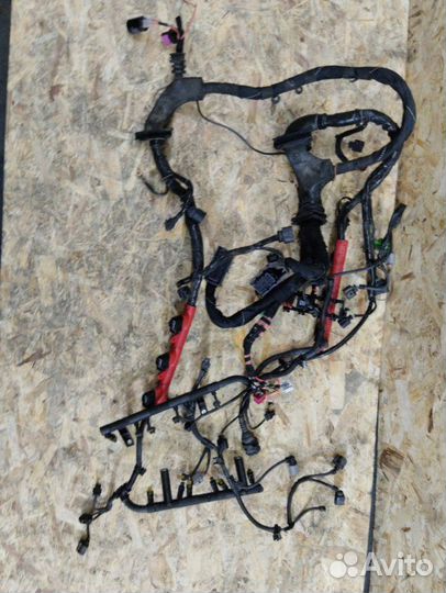 Проводка двс передняя Audi A6 C6 4F BDX 2008