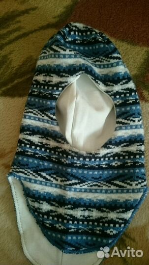 Шапка-шлем новая на объем гол.48-50 см демисезон