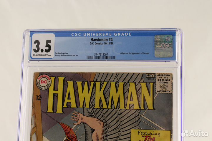 Комикс Хоукман №4 первое появление Затанны