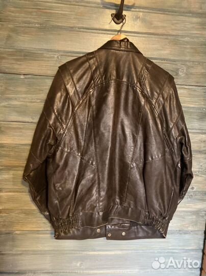 Кожаная куртка мужская