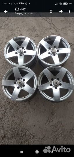 Диски литые r 15 5x114.3