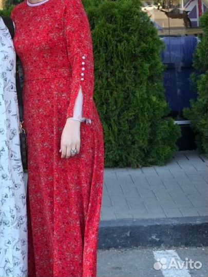 Платье длинное