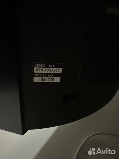 Телевизор Sony bravia KLV-40nx500