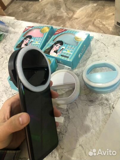 Селфи лампа на телефон кольцевая