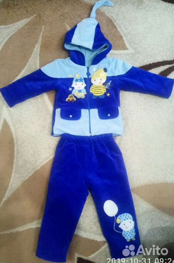 Детские вещи пакетом рост 80-86см,5 вещей