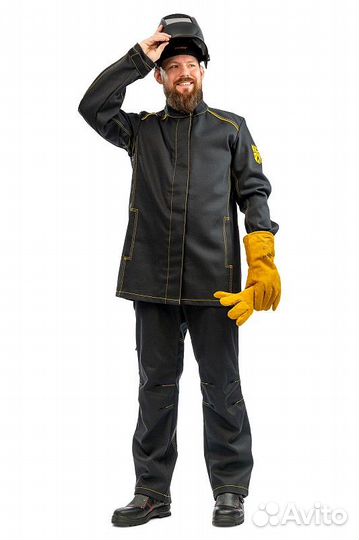Спецодежда сварщика,кожанная,новая