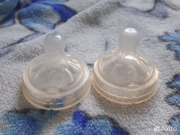 Соска на бутылочку avent natural #3 и #2