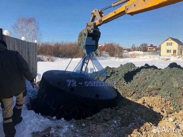 Септик из колец / Монтаж септика под ключ