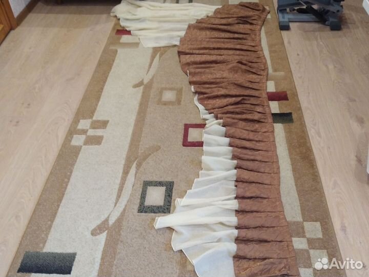 Комплект шторы и тюль бу