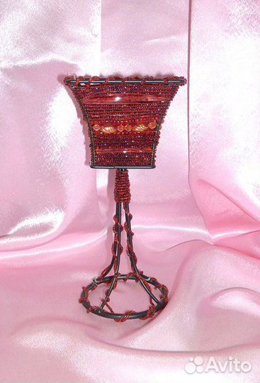 Подсвечник из бисера