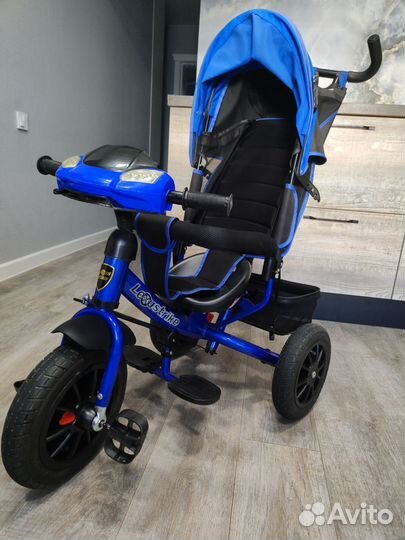 Детский велосипед с родительской ручкой