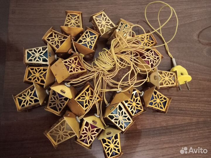 Гирлянда СССР Золотой фонарик