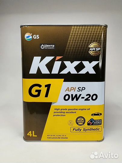 Масло моторное 0w20 4L Kixx синтетика L215044TE1