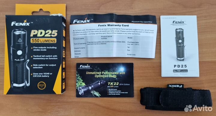 Фонарь Fenix PD25