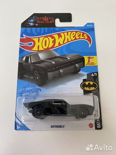 Hot wheels Batmobile Batman машинки