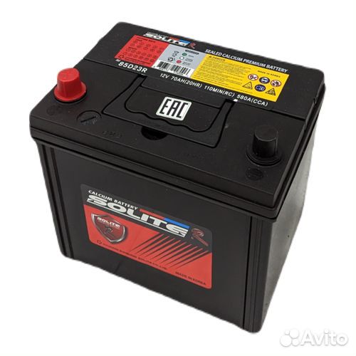Аккумулятор Solite R 85D23R (70Ач, 580А)