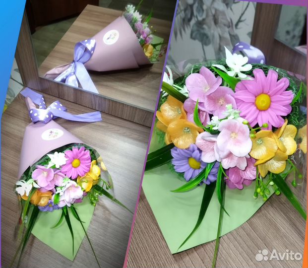 Цветы из мыла