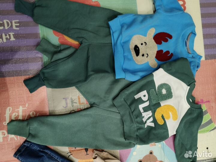 Костюмы, штаны и толстовки для мальчика 74 80