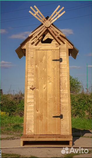 Уличный туалет деревянный TVP575