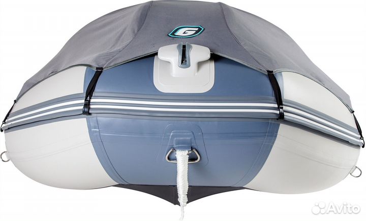 Надувная лодка gladiator C400AL белый/серый