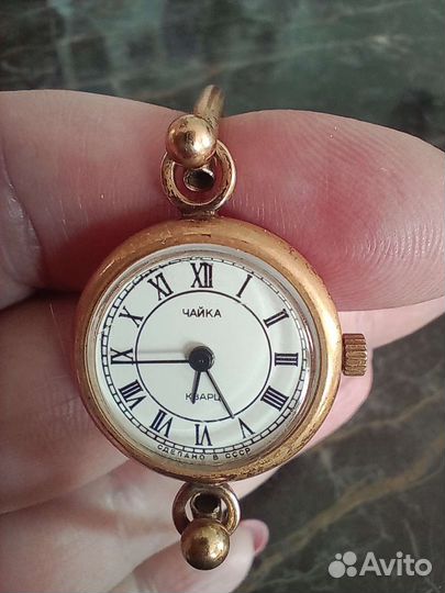 Женские винтажные часы Чайка