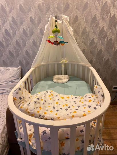 Детская кроватка трансформер 9 в 1