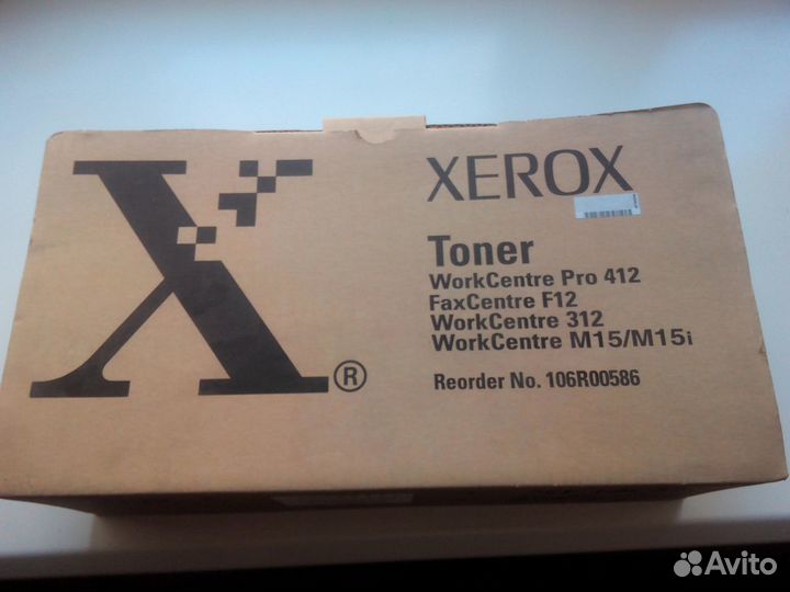 Тонер-картридж Xerox WC 412 оригинал
