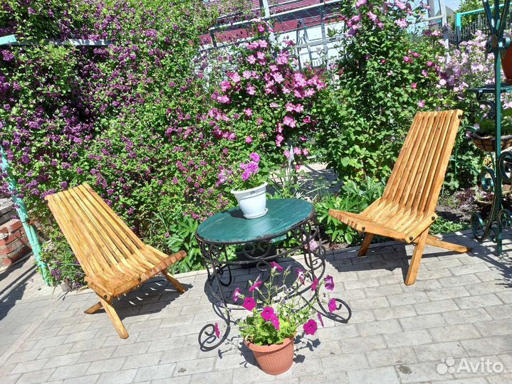 Кресло садовое складное