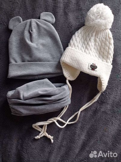 Шапка zara мишка на 6-8 месяцев