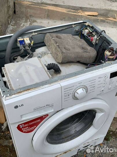 Стиральная машина рабочая на запчасти