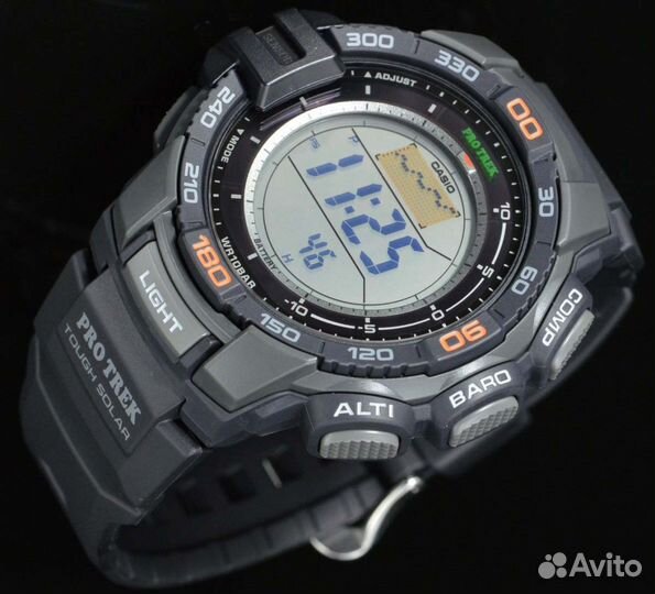 Casio Protrek PRG-270-1E компас, альтиметр, бар, т