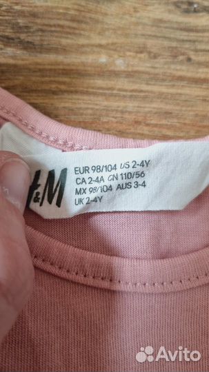 Сарафан и платье для девочки hm 98 104