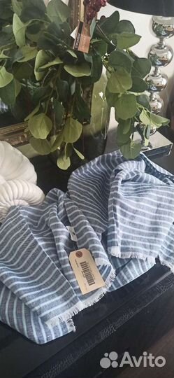 Шарф льняной Borelli 190*70 унисекс