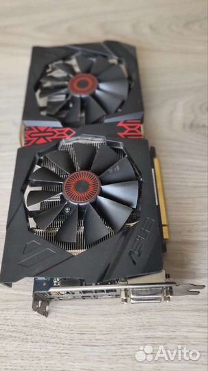 Видеокарта Asus strix R9 285 2Гбт