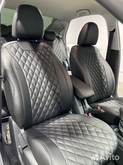 Чехлы Байрон Chevrolet Cruze черный ромб