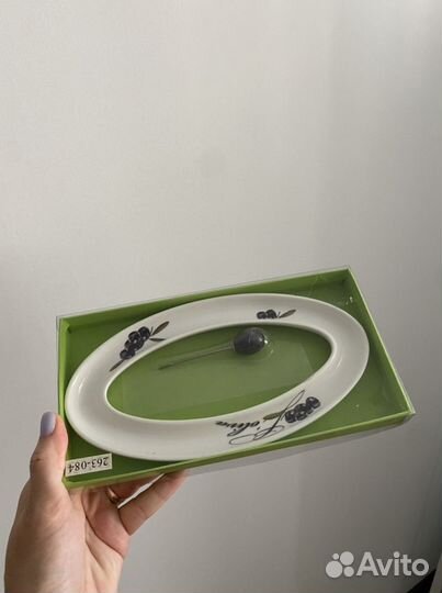 Менажница для оливок фарфор