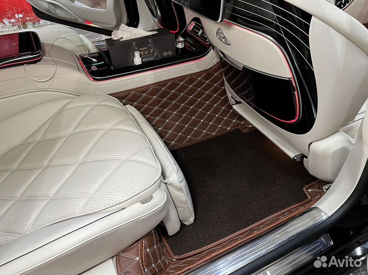 3D коврики из экокожи не Китай 3Д