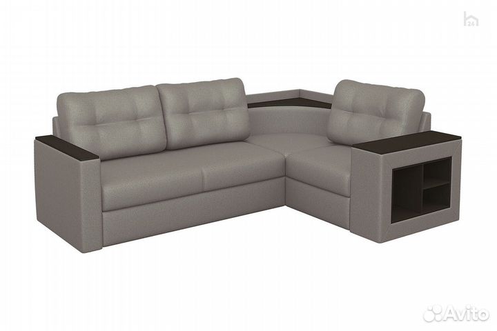 Угловой диван с полкой 3нд