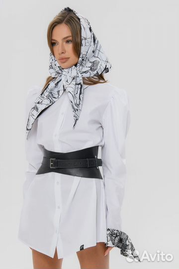 Двухсторонняя косынка с паттерном Artpiter