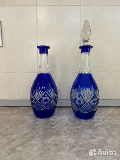 Графин кобальт